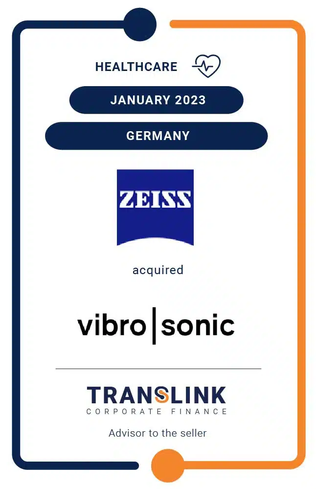 Together With Its Partner goetzpartners Corporate Finance, Landpoint, Now Part Of Translink Germany, Advised Vibrosonic And The Previous Shareholders On This Transaction
